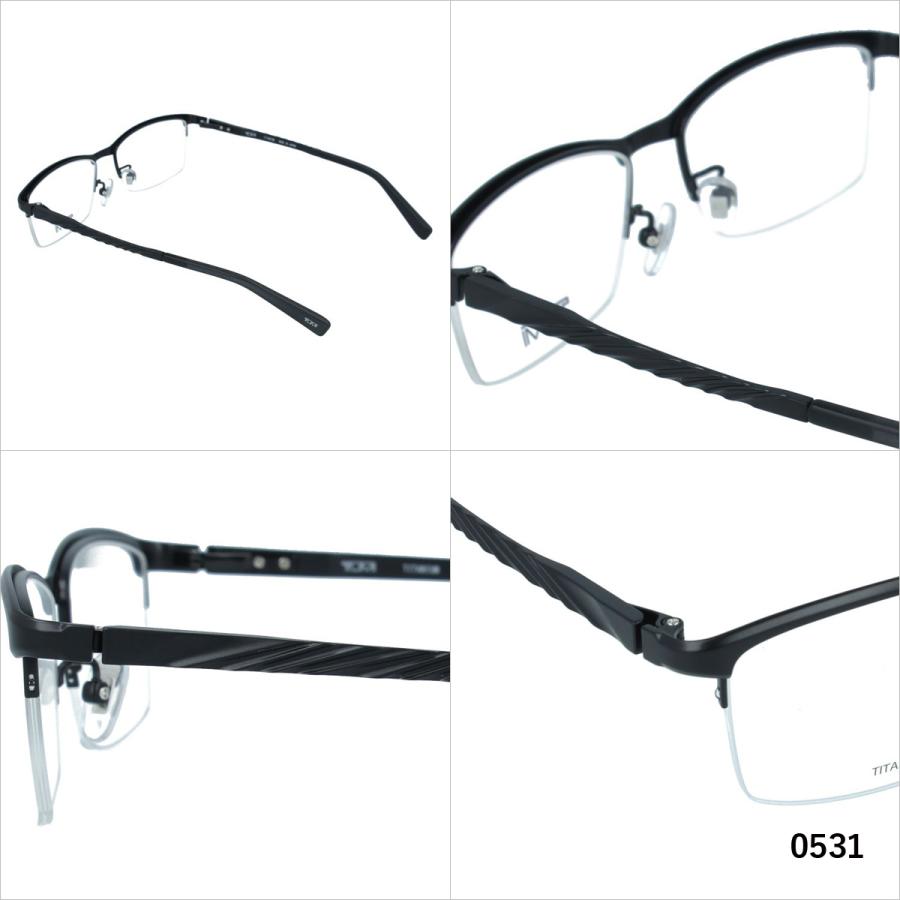 トゥミ メガネ フレーム 国内正規品 伊達メガネ 老眼鏡 度付き ブルーライトカット TUMI VTU055J 55 スクエア 遠近両用 対応可能 眼鏡 めがね プレゼント ギフト｜glass-expert｜03