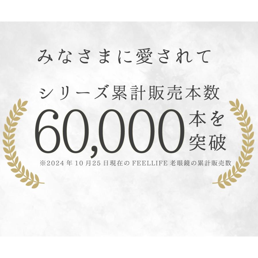 老眼鏡 おしゃれ ブルーライトカット +0.5から レディース メンズ リーディンググラス シニアグラス 老眼 眼鏡 メガネ 鯖江 FEELLIFE FLL-3004 | FEEL LIFE | 06