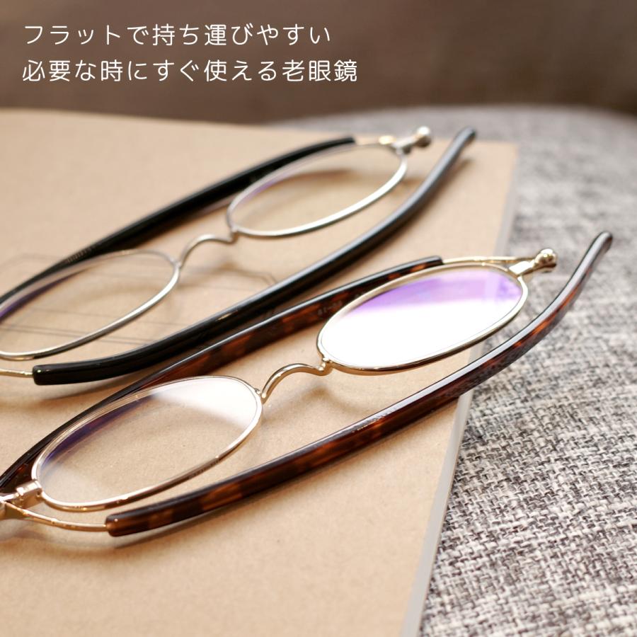 SHIORI 老眼鏡 栞 おしゃれ ブルーライトカット メンズ