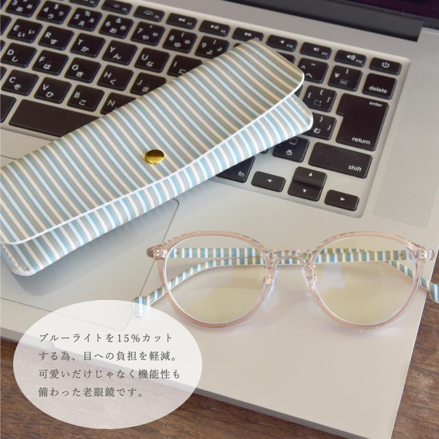 老眼鏡 北欧柄 おしゃれ レディース ブルーライトカット リーディンググラス シニアグラス 女性 老眼 眼鏡 メガネ 鯖江 ケース付 SPC-007 | ブランド登録なし | 07