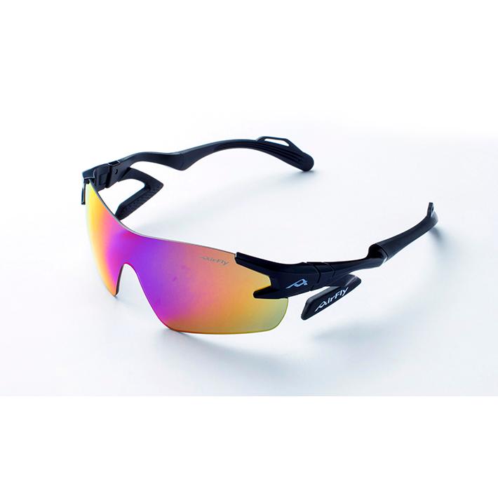 AirFly エアフライ サングラス AF-301 C-3L  スポーツサングラス ノーズパッドレス 鼻あてなし UVカット 軽い 曇らない 鯖江市 国内正規商品の画像