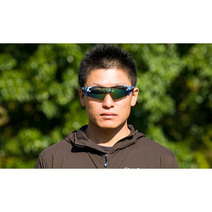 AirFly エアフライ サングラス AF-301 C-4  スポーツサングラス ノーズパッドレス 鼻あてなし UVカット 軽い 曇らない 鯖江市 国内正規商品の画像