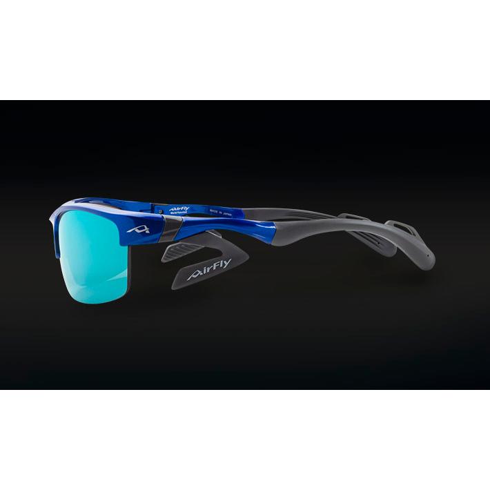 AirFly エアフライ サングラス AF-303 C-3  スポーツサングラス ノーズパッドレス 鼻あてなし UVカット 軽い 曇らない 鯖江市 国内正規商品_3