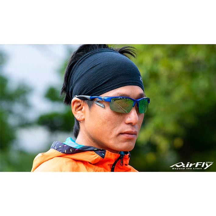 AirFly エアフライ サングラス AF-303 C-3  スポーツサングラス ノーズパッドレス 鼻あてなし UVカット 軽い 曇らない 鯖江市 国内正規商品_5