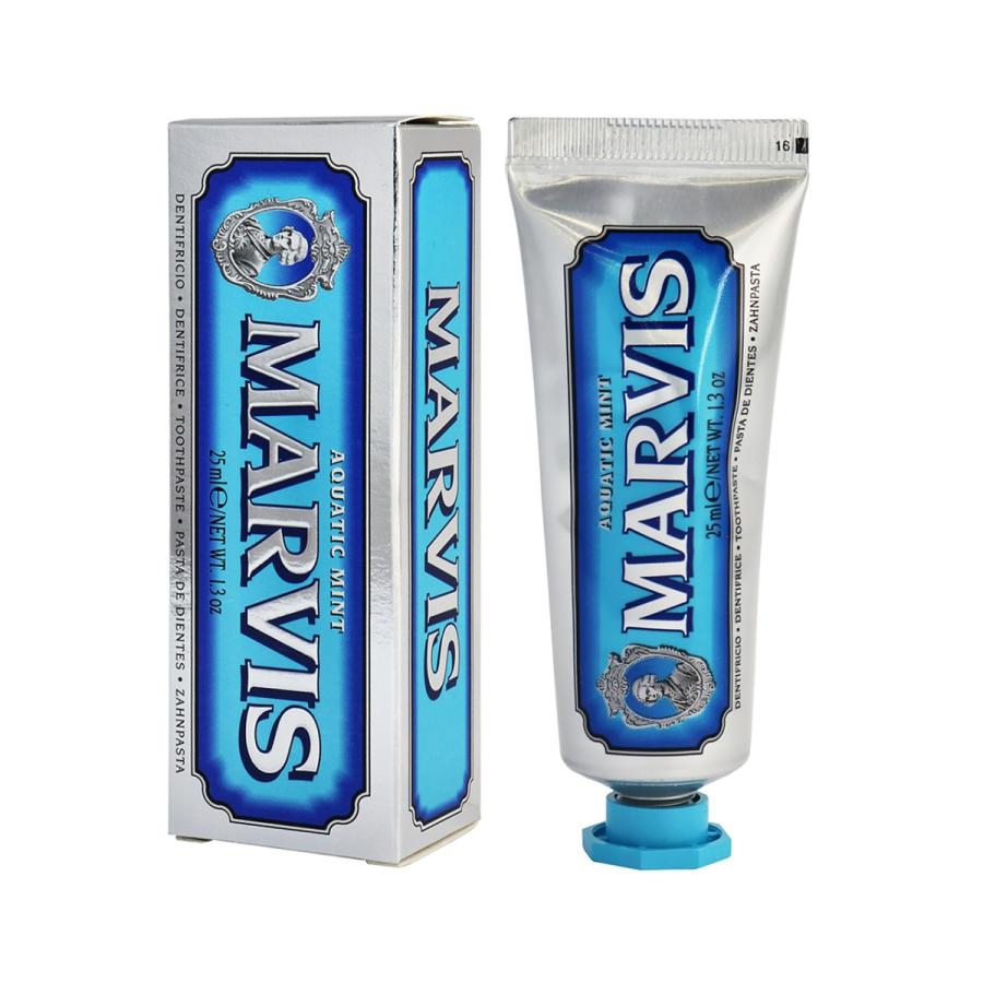 Marvis マービス アクアティック ミント 箱付 25ml 歯磨き粉 Glass Oner 通販 Yahoo ショッピング