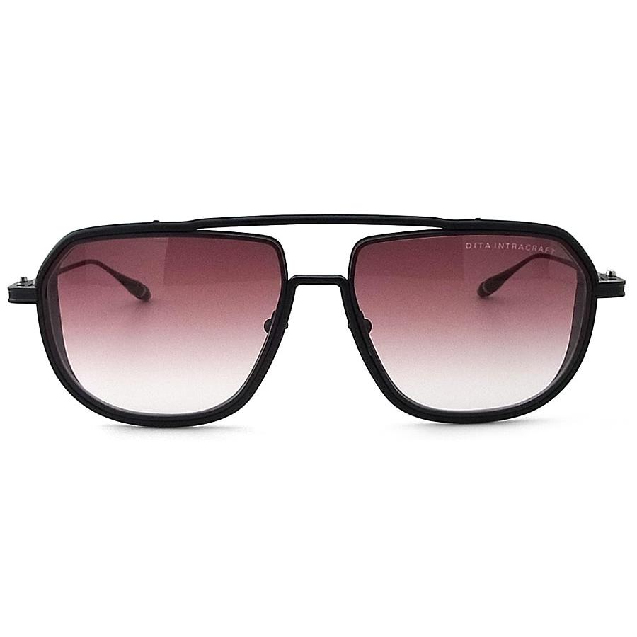 ディータ DITA DTS165-A-02  【INTRACRAFT】 サングラス マットブラック×ブラックアイアン 男性 メンズ 日本製 Matte Black/Black Iron やや大きめの画像