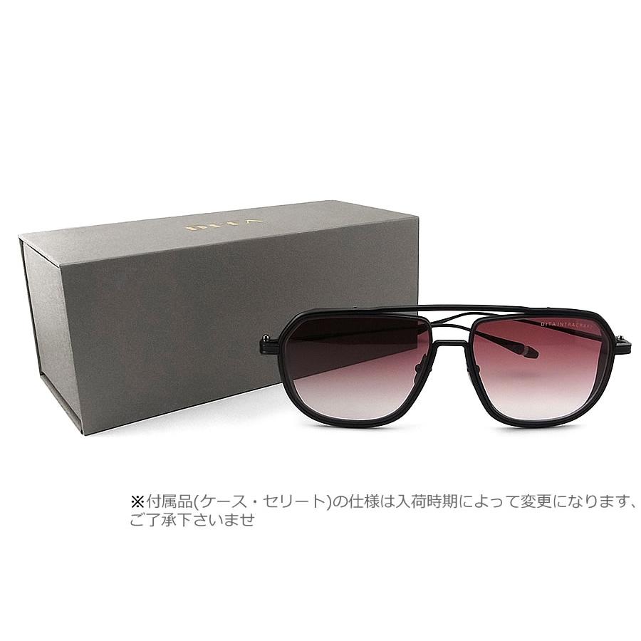 ディータ DITA DTS165-A-02  【INTRACRAFT】 サングラス マットブラック×ブラックアイアン 男性 メンズ 日本製 Matte Black/Black Iron やや大きめの画像