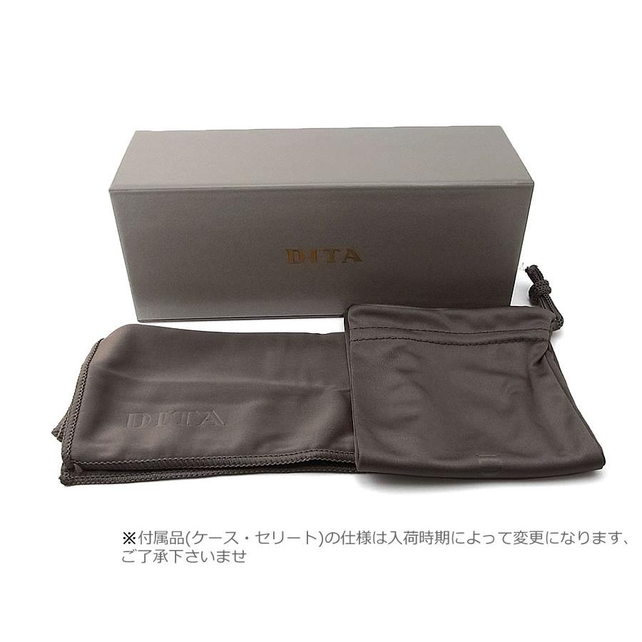 ディータ DITA メガネ DTX171-A-01  【HALIOD-THREE】 眼鏡 クラシック 伊達メガネ 度付き ホワイトゴールド×ダークグレー メンズ・レディース 日本製の画像