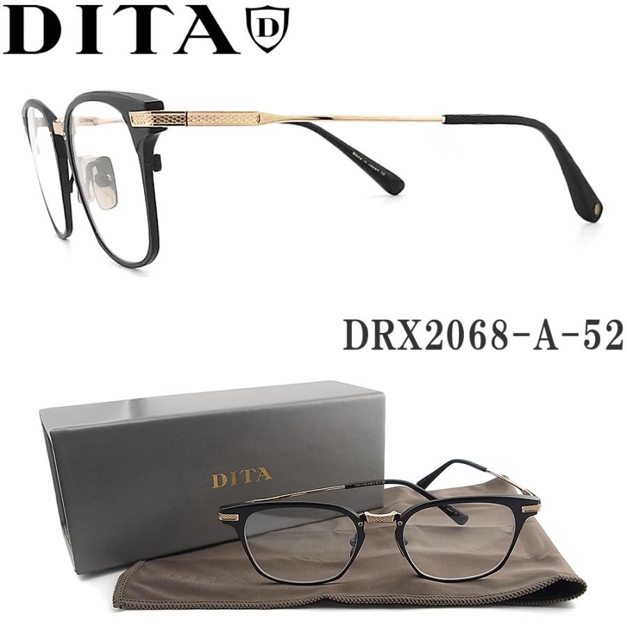 Dita ディータ DITA メガネ DRX-2068-A BLK-GLD サイズ52 【UNION  