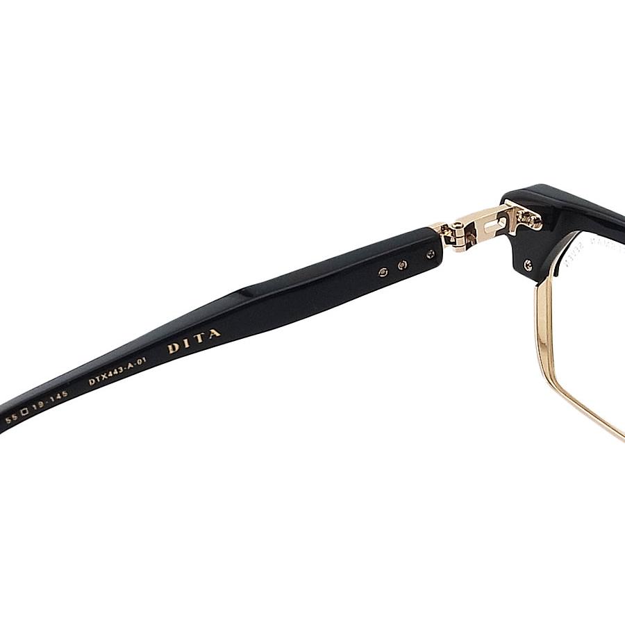 ディータ DITA メガネ DTX443-A-01  STATESMAN-SEVEN 眼鏡 ブラック×ホワイトゴールド メンズ 男性 日本製 Black /White Gold ステイツマン-セブンの画像