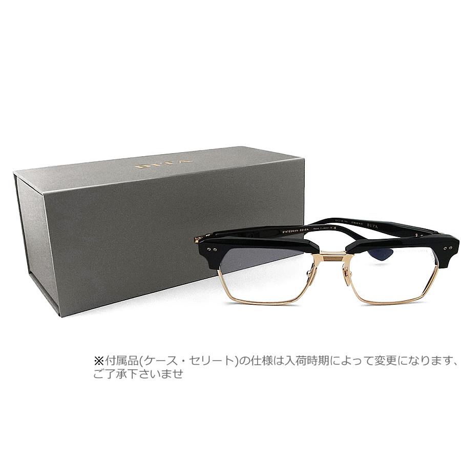 ディータ DITA メガネ DTX443-A-01  STATESMAN-SEVEN 眼鏡 ブラック×ホワイトゴールド メンズ 男性 日本製 Black /White Gold ステイツマン-セブンの画像