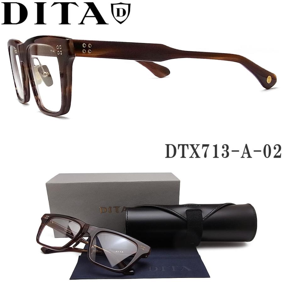 Dita ディータ DITA メガネ DTX713-A-02 サイズ53 THAVOS 大きいサイズ  