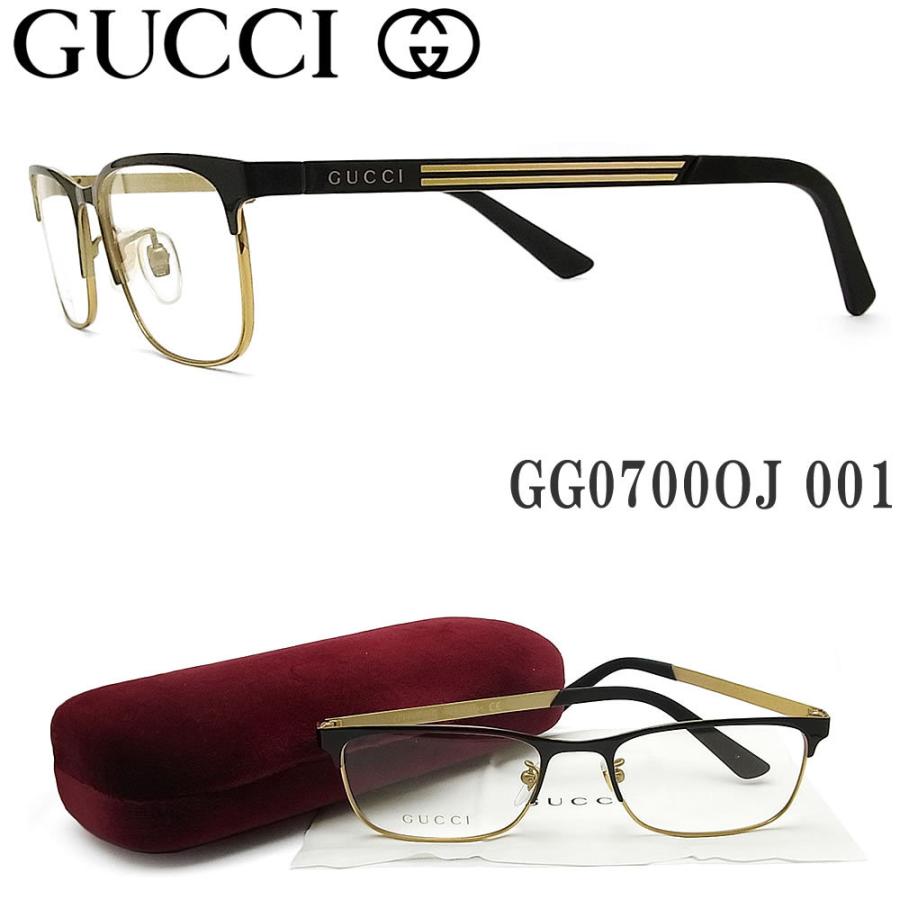 グッチ メガネ Gucci Gg0700oj 001 ブラック ゴールド 眼鏡 ブランド 伊達メガネ 度付き チタン メンズ レディース 男性 女性 日本製 Gg0700oj001 グラスパパyahoo店 通販 Yahoo ショッピング