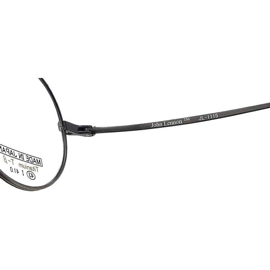 JOHN LENNON ジョンレノン メガネ JL1115 4 43サイズ ラウンド 丸眼鏡 めがね クラシック アンティークシルバー john lennon フレーム 新品 チタン 日本製