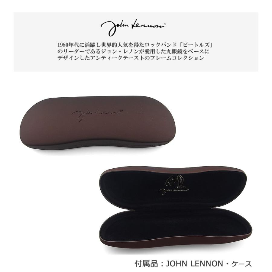 JOHN LENNON ジョンレノン メガネ JL1115 4 43サイズ ラウンド 丸眼鏡 めがね クラシック アンティークシルバー john lennon フレーム 新品 チタン 日本製