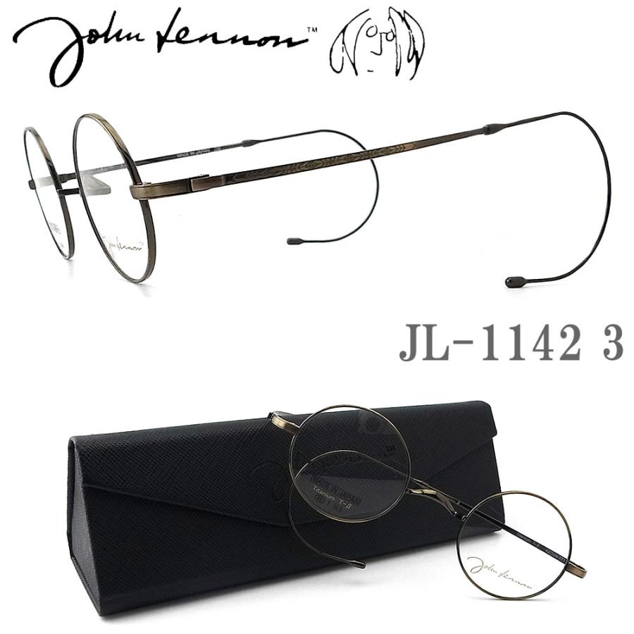 JOHN LENNON ジョンレノン メガネ JL1142 3 一山タイプ 42サイズ 丸