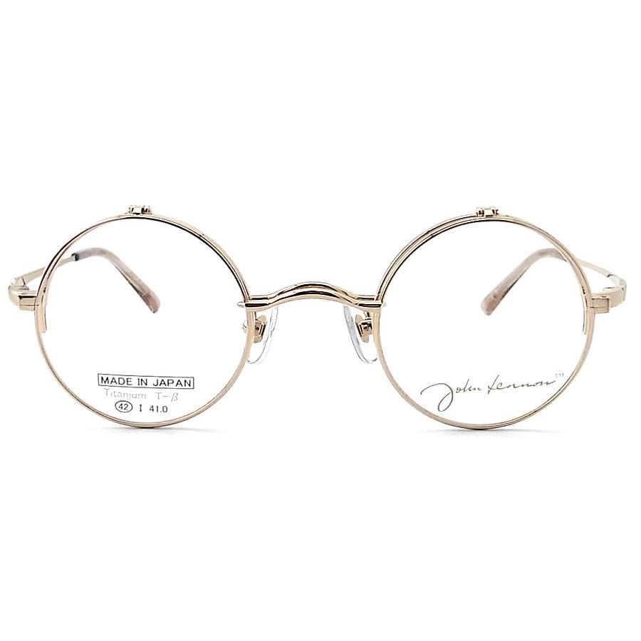 JOHN LENNON ジョンレノン メガネ JL-1133 1 跳ね上げ 日本製 ラウンド