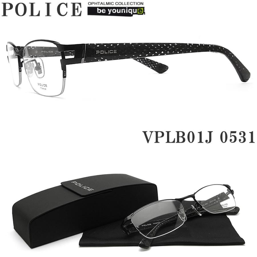 POLICE（ポリス） メガネ VPLB01J-0531 眼鏡 ブランド 伊達メガネ 度