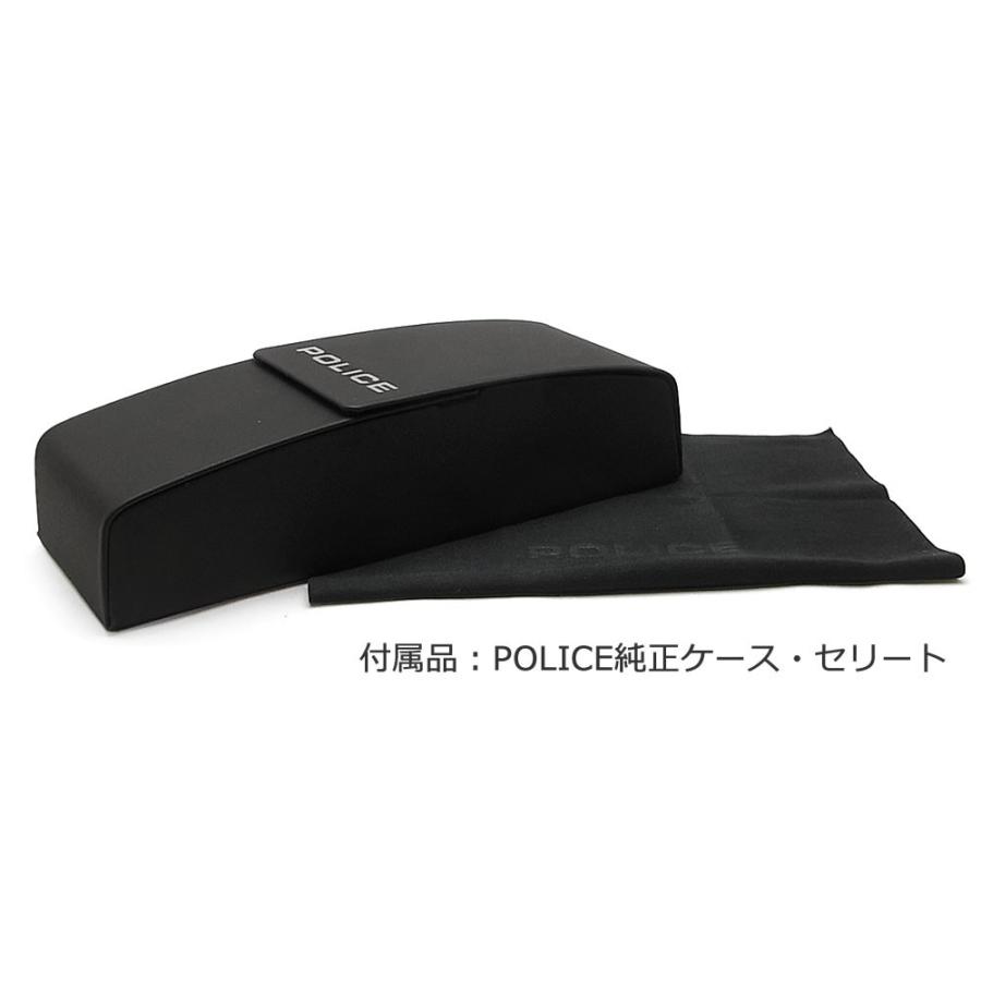 ポリス POLICE メガネ VPL267J-02BM 眼鏡 ブランド 伊達メガネ 度付き 青色光カット パソコン用 メンズ・レディース 男性用・女性用 ダークハバナ セル｜glass-papa｜08