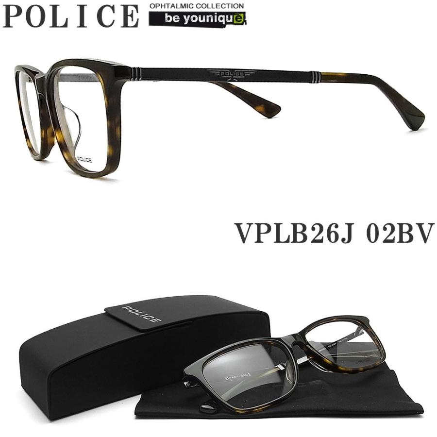 POLICE ポリス メガネ VPLB26J-02BV 眼鏡 伊達メガネ 度付き