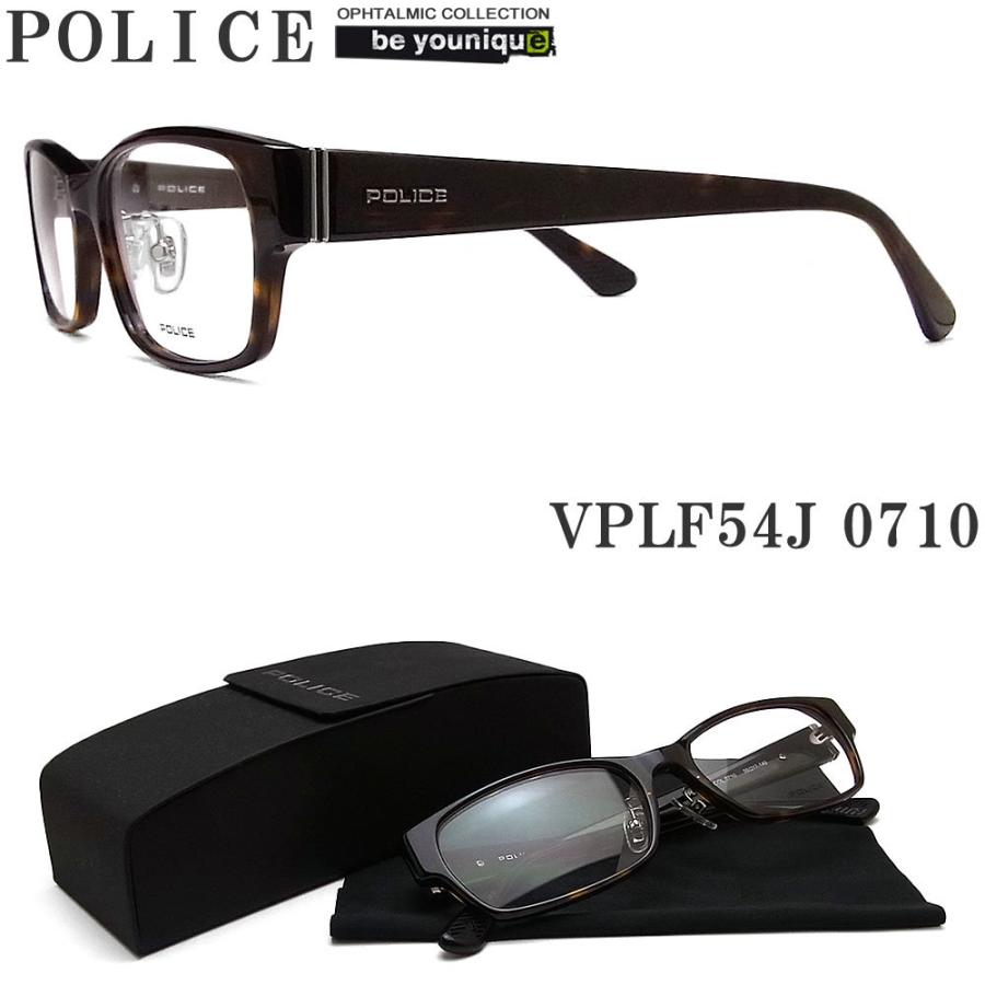 POLICE ポリス メガネフレーム VPLF54J-0710 眼鏡 伊達メガネ 度付き