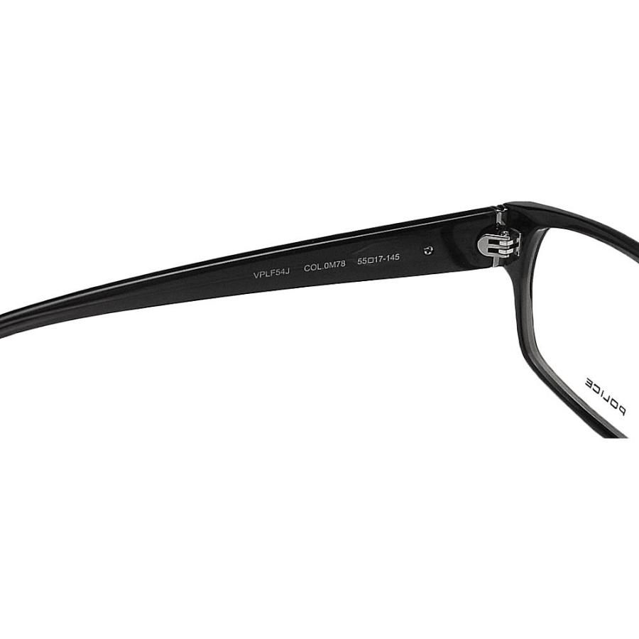 POLICE ポリス メガネフレーム VPLF54J-0M78 眼鏡 伊達メガネ 度付き 青色光カット パソコン用 シャイニークリアダークグレー セル メンズ レディース vplf-54j POLICE（ポリス） メガネフレーム VPLF54J-0M78 眼鏡 伊達メガネ 度
