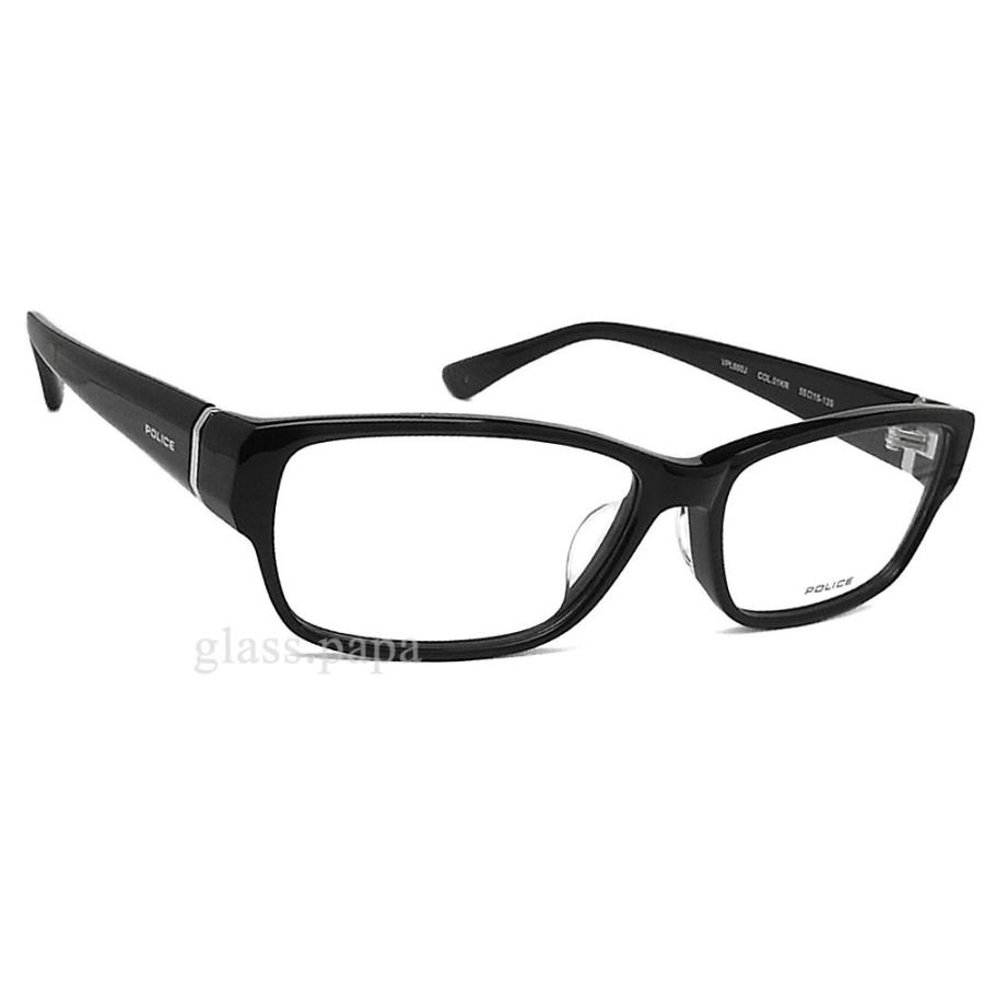 ポリス　ブラック　度入り　メガネ　老眼鏡　お洒落　シンプル 国内正規品】 ポリス メガネ 眼鏡 フレーム 度付き 伊達 カラーレンズ