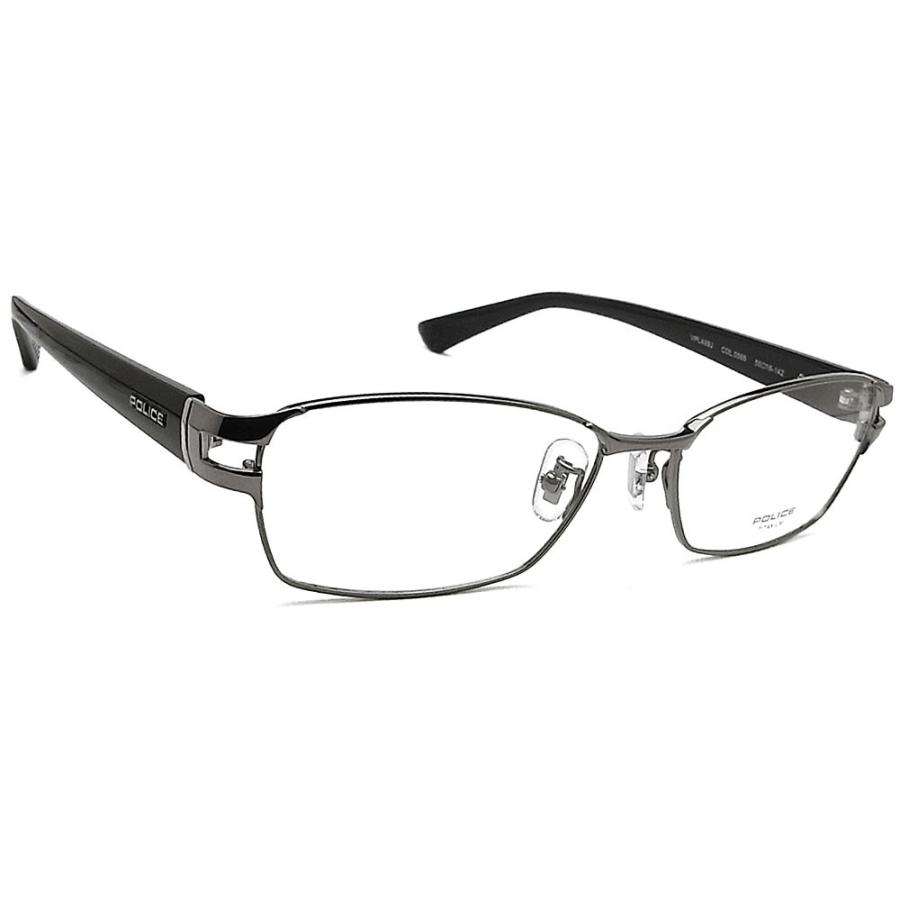 POLICE（ポリス） メガネ VPLA99J-0568 眼鏡 伊達メガネ 度付き 青色光