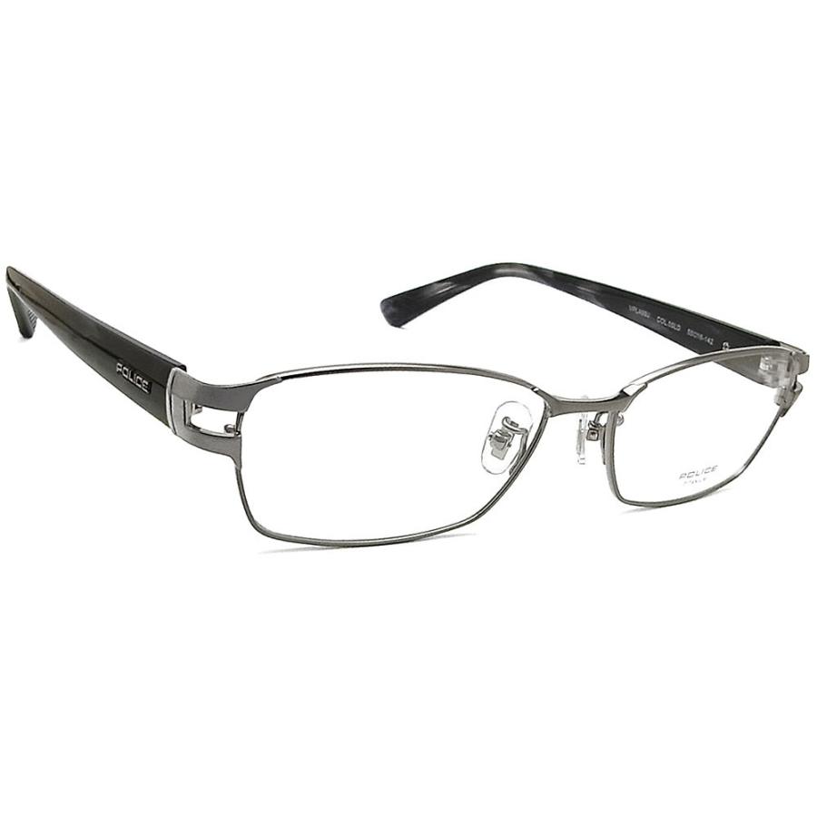 POLICE（ポリス） メガネ VPLA99J-0SLD 眼鏡 伊達メガネ 度付き 青色光