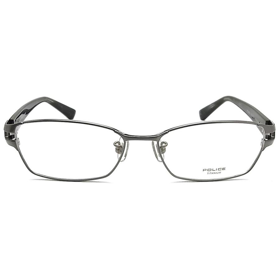 POLICE（ポリス） メガネ VPLA99J-0SLD 眼鏡 伊達メガネ 度付き 青色光