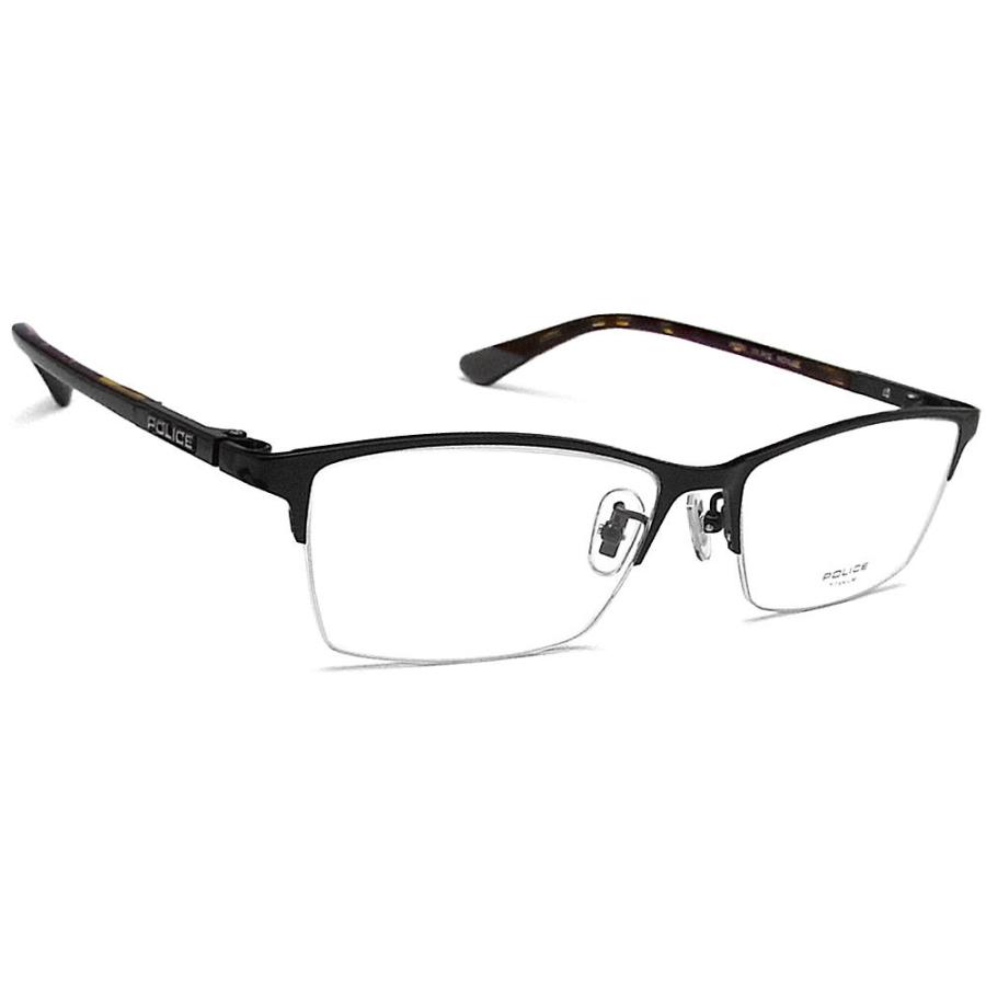 POLICE（ポリス） メガネフレーム VPLF58J-BK10 眼鏡 伊達メガネ 度