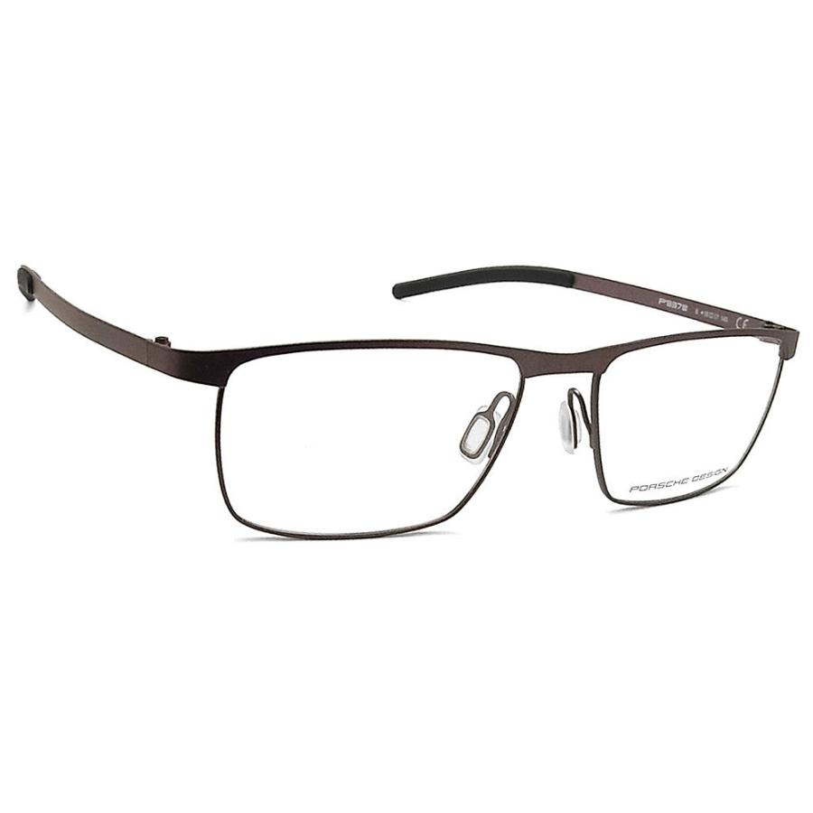 PORSCHE DESIGN ポルシェデザイン メガネ P8378 B 眼鏡 伊達メガネ 度付き IPブラウン スポーティー ステンレス メンズ 男性 紳士 トップブランド PORSCHE DESIGN（ポルシェ デザイン） メガネ P8378 B 眼鏡 伊達メガネ
