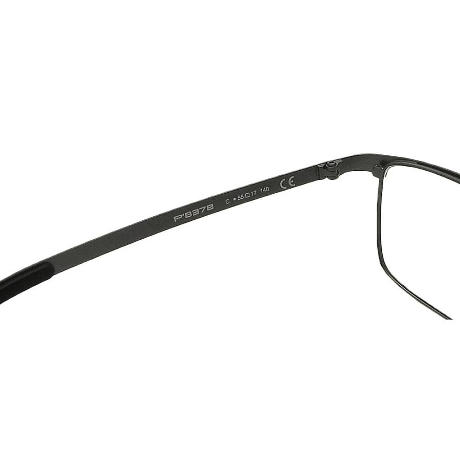 PORSCHE DESIGN ポルシェデザイン メガネ P8378 C 眼鏡 伊達メガネ 度付き マットグレー スポーティー ステンレス メンズ 男性 紳士 トップブランド PORSCHE DESIGN（ポルシェ デザイン） メガネ P8378 C 眼鏡 伊達メガネ