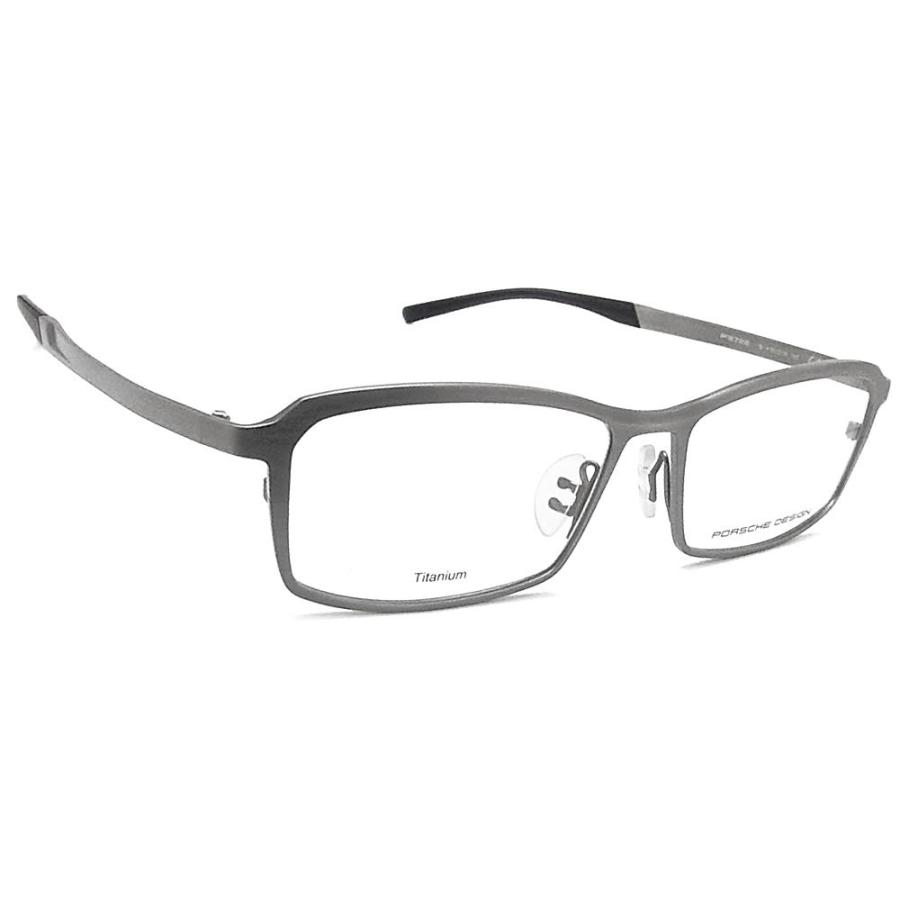 PORSCHE DESIGN ポルシェデザイン メガネ P8722 B 眼鏡 伊達メガネ 度付き アンティークシルバー スポーティー チタン メンズ 男性 紳士 トップブランド PORSCHE DESIGN（ポルシェ デザイン） メガネ P8722 B 眼鏡 伊達メガネ