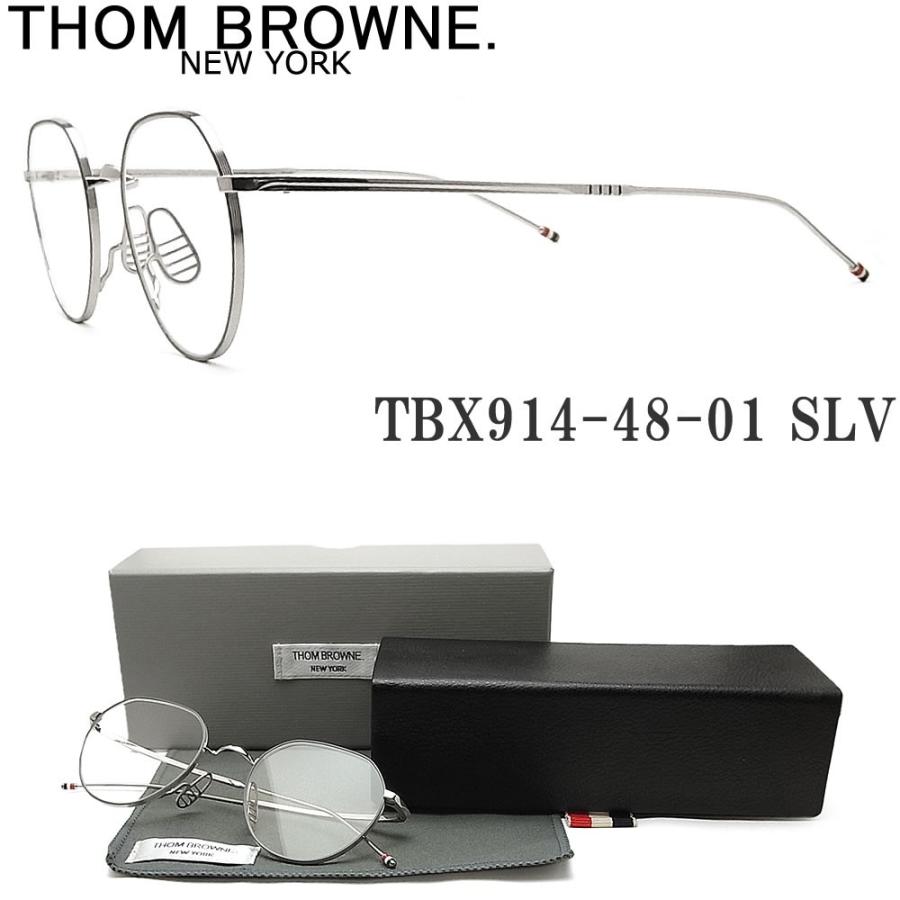 Thom Browne トムブラウン メガネ フレーム Tbx 914 48 01 眼鏡 シルバー グレー 伊達メガネ 新着 Slv Gry レディース メンズ クラシック 度付き