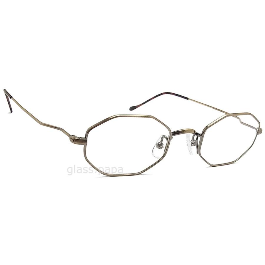 美品 UNION ATLANTIC UA3603 11 六角形 メガネ 日本製