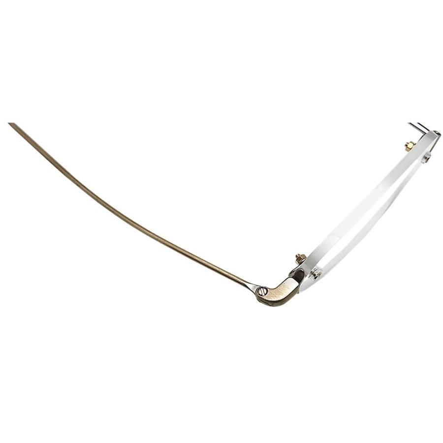 UNION ATLANTIC ユニオンアトランティック メガネ フレーム UA3612B 23 一山ブリッジ 縁ナシ ツーポイント 丸眼鏡 クラシック 伊達メガネ 度付き アンティークゴールド メンズ・レディース 日本製 ua-3612b UNION ATLANTIC ユニオンアトランティック メガネ UA3612B 23 一山