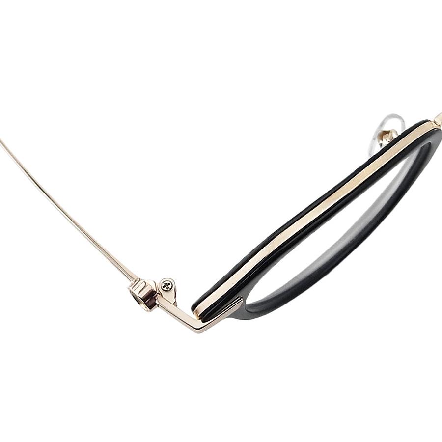 VIKTOR＆ROLF メガネ V＆R-007 col.1 ボストン めがね クラシック ブラック×ライトゴールド 日本製 made in japan ヴィクター＆ロルフ メンズ・レディース_4