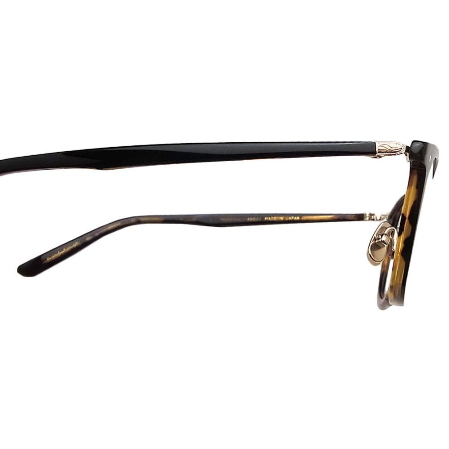 イエローズプラス YELLOWS PLUS メガネ CAROL C-238 眼鏡 クラシック 伊達メガネ 度付き ブラック×ハバナ メンズ・レディース 男性 女性 