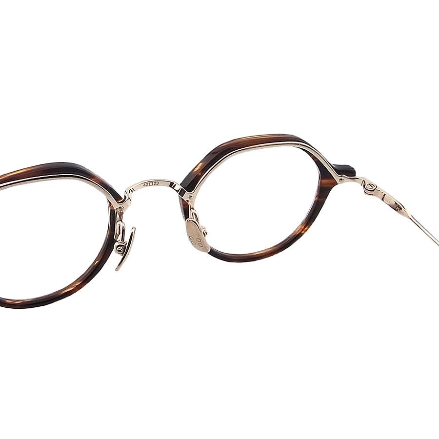 イエローズプラス YELLOWS PLUS メガネ CECIL-C453 眼鏡 クラシック 伊達メガネ 度付き ブラウンデミ レディース 女性 日本製｜glass-papa｜06