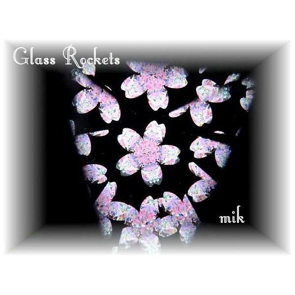夜桜 万華鏡 カレイドスコープ : ステンドグラス工房 Glass Rockets 