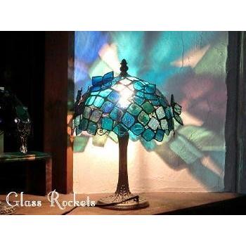 162様専用オーダーページ「紫陽花のランプ」ブルー系(ブルーを基調