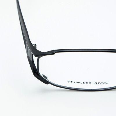 メガネ 度付き メガネセット3980 E-8070 メンズメタルフレーム 度付き 非球面プラスチックレンズ付き（撥水コート+UV400標準装備）｜glass-splash｜04