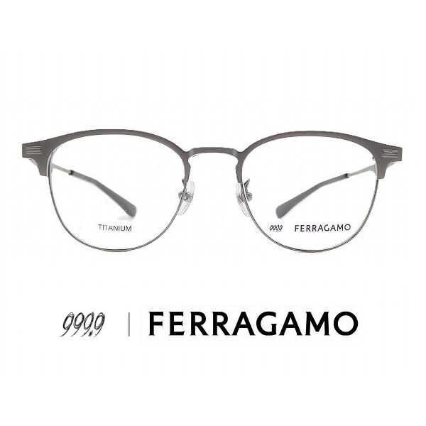 999.9 / Salvatore Ferragamo SF9011-035 フォーナインズ フェラガモ コラボ メガネ