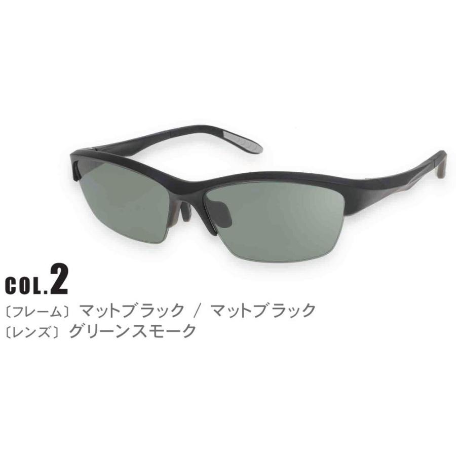 【日本製】 スポーツ 釣り ドライブ ゴルフ アスリー 軽量 AT6036 単焦点レンズ 遠近両用レンズ サングラス 度付き調光偏光レンズセット メガネ