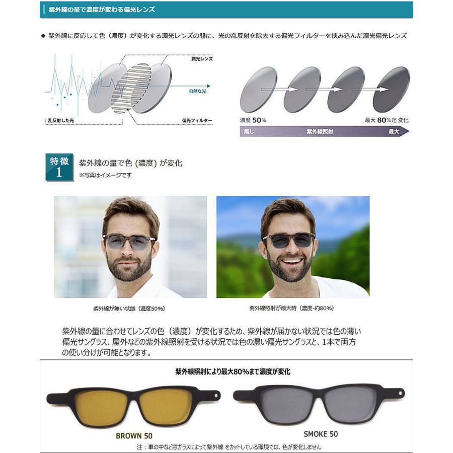 スポーツ 釣り ドライブ ゴルフ アスリー 軽量 AT6036 単焦点レンズ 遠近両用レンズ サングラス 度付き調光偏光レンズセット メガネ