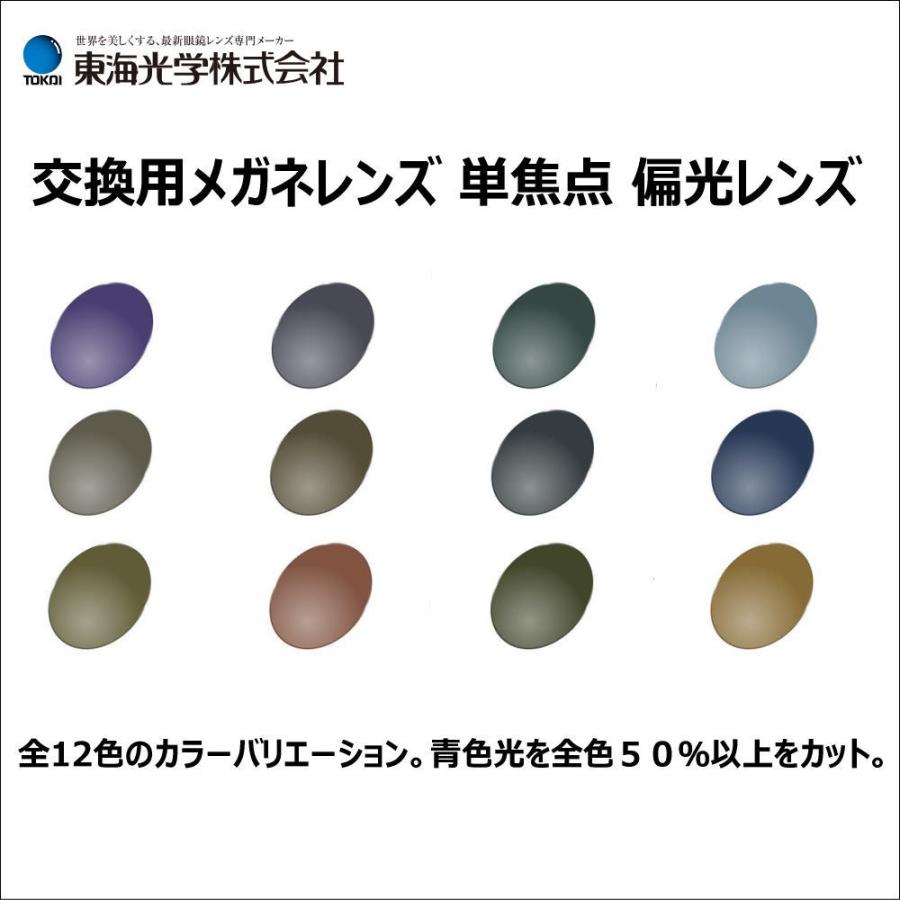 レンズ交換用 度付き 東海光学 1.50/1.6球面 ベルーナ 偏光レンズ
