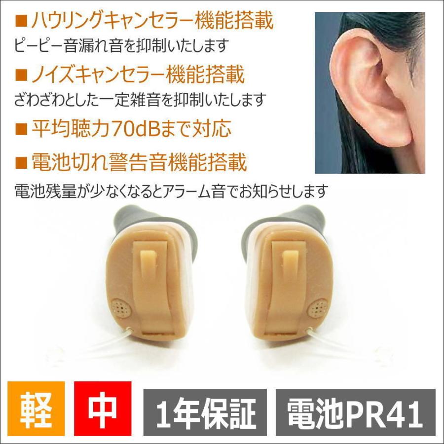 ニコン耳穴型補聴器　集音器 右用＋電池17個 ユアサプライムス.com｜ニコン・エシロール 補聴器 右耳用【NEF