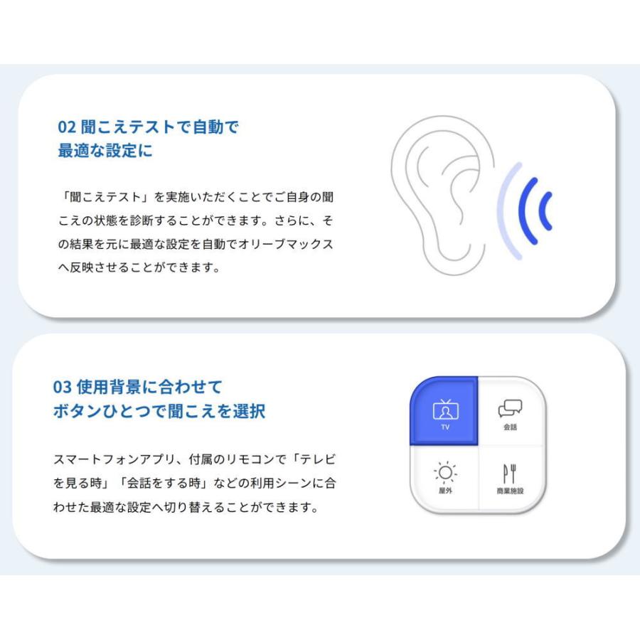 集音器 オリーブマックス 耳掛け型 充電式 OLIVEMAX オリーブユニオン