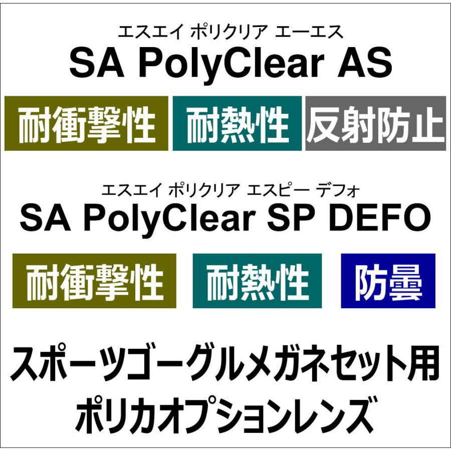超激得sale スポーツゴーグルメガネセット用 衝撃に強いポリカーボネートオプション加算レンズ Cisama Sc Gov Br
